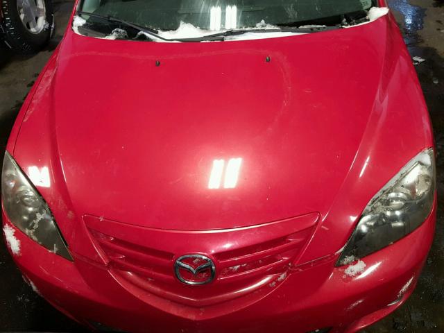 JM1BK143341177509 - 2004 MAZDA 3 HATCHBAC RED photo 7