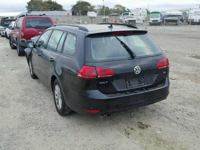 3VWC17AU6GM504156 - 2016 VOLKSWAGEN GOLF SPORT BLACK photo 3