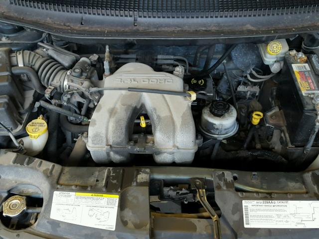 1D4GP25B65B414835 - 2005 DODGE CARAVAN SE BLUE photo 7