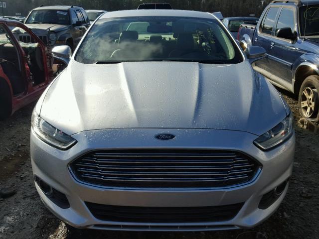 3FA6P0PU8DR232677 - 2013 FORD FUSION SE SILVER photo 9