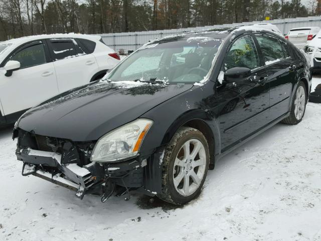 1N4BA41E17C840472 - 2007 NISSAN MAXIMA SE BLACK photo 2