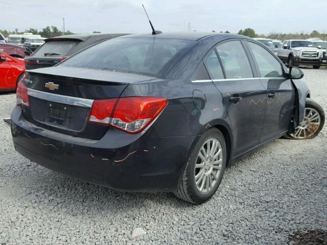 1G1PJ5S98B7302448 - 2011 CHEVROLET CRUZE ECO GRAY photo 4