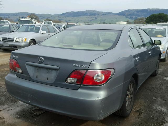 JTHBF30G720054645 - 2002 LEXUS ES 300 BLUE photo 4