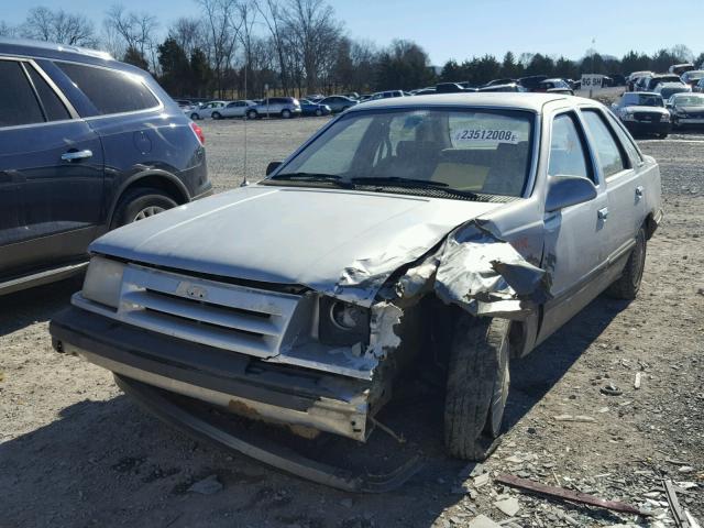 1FABP22X1GK148821 - 1986 FORD TEMPO GL SILVER photo 2