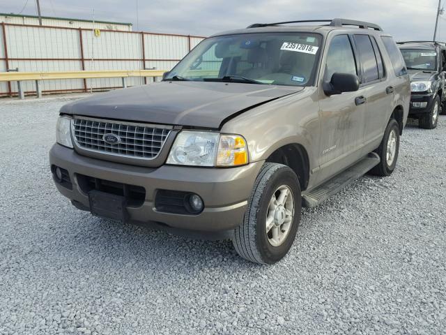 1FMZU63K25UA85186 - 2005 FORD EXPLORER X GRAY photo 2