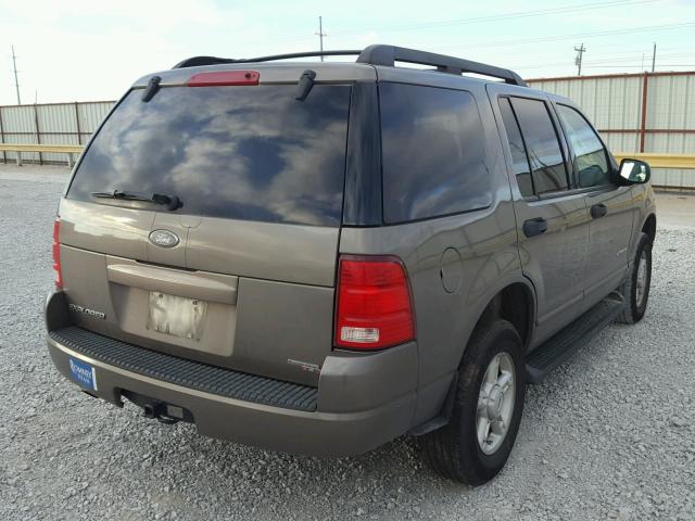 1FMZU63K25UA85186 - 2005 FORD EXPLORER X GRAY photo 4