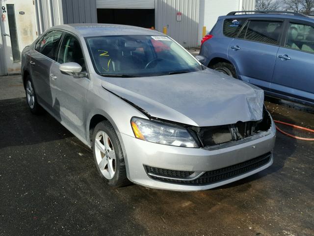 1VWBH7A32DC021856 - 2013 VOLKSWAGEN PASSAT SE SILVER photo 1