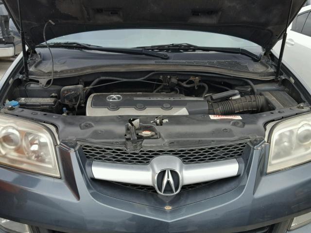 2HNYD18284H537116 - 2004 ACURA MDX GREEN photo 7