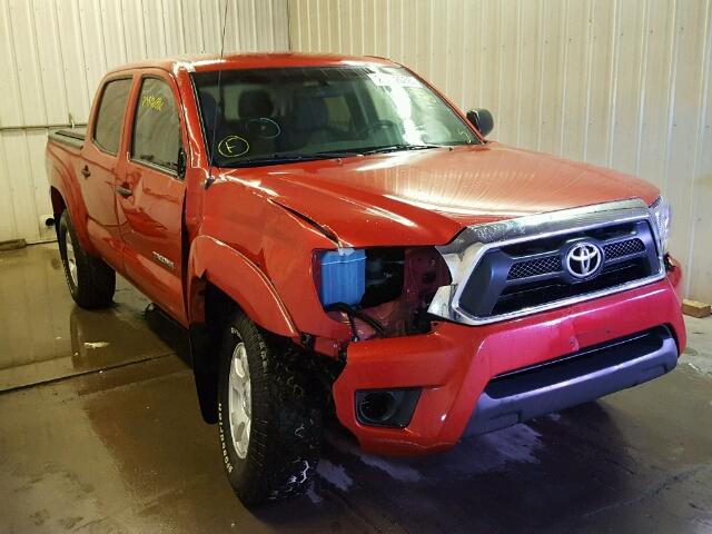 5TFLU4EN8FX122523 - 2015 TOYOTA TACOMA DOU RED photo 1