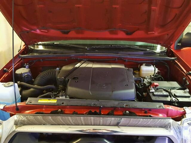 5TFLU4EN8FX122523 - 2015 TOYOTA TACOMA DOU RED photo 7