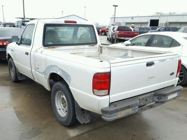 1FTYR10CXYPA25418 - 2000 FORD RANGER WHITE photo 3