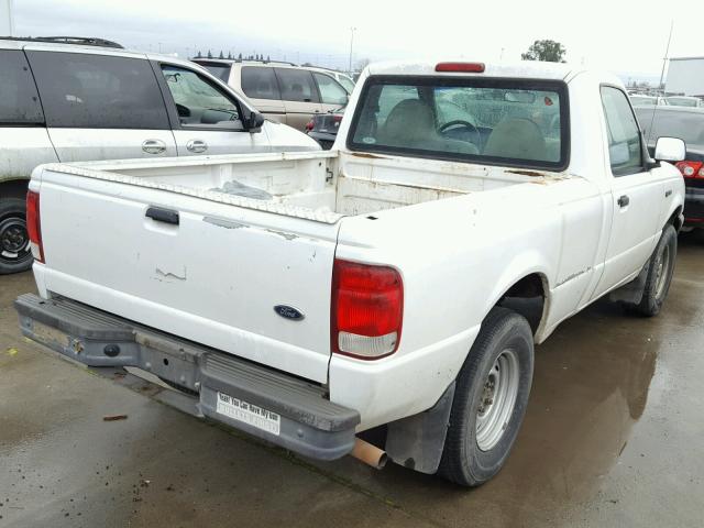 1FTYR10CXYPA25418 - 2000 FORD RANGER WHITE photo 4