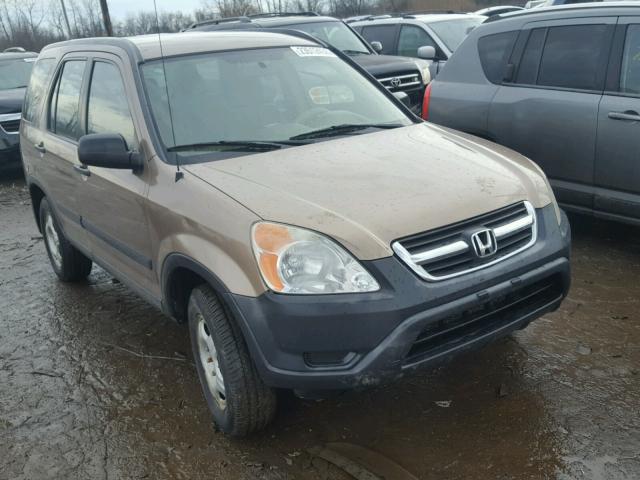 JHLRD78402C008809 - 2002 HONDA CR-V LX BROWN photo 1