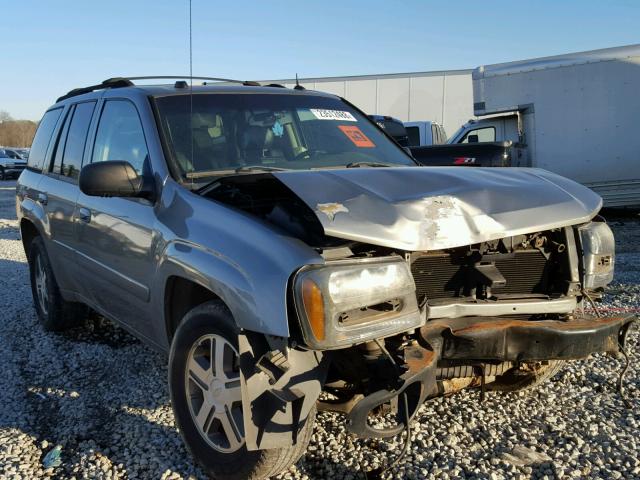 1GNDS13S952230475 - 2005 CHEVROLET TRAILBLAZE SILVER photo 1