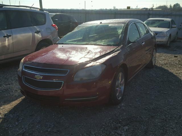 1G1ZD5EB2AF276559 - 2010 CHEVROLET MALIBU 2LT RED photo 2