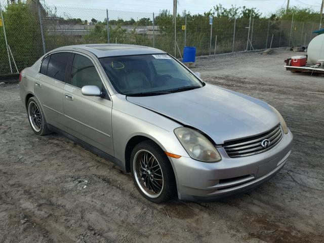 JNKCV51E23M303377 - 2003 INFINITI G35 GRAY photo 1