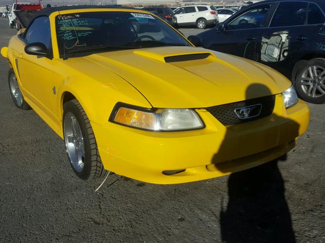 1FAFP45X1XF218898 - 1999 FORD MUSTANG GT YELLOW photo 1