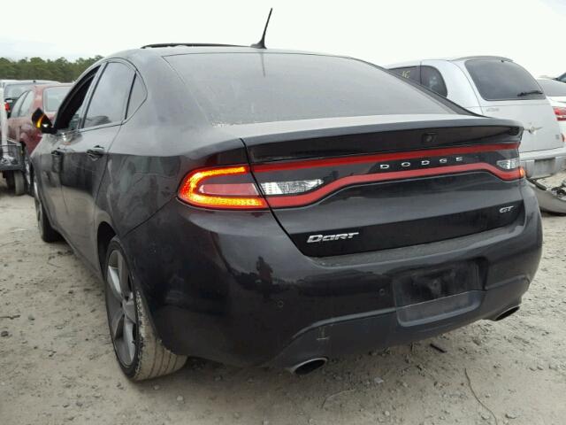 1C3CDFEB3ED719973 - 2014 DODGE DART GT BLACK photo 3