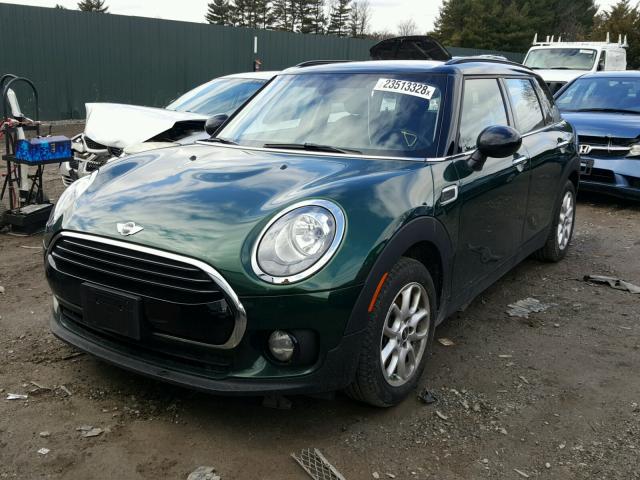 WMWLN5C50G2E31147 - 2016 MINI COOPER CLU GREEN photo 2