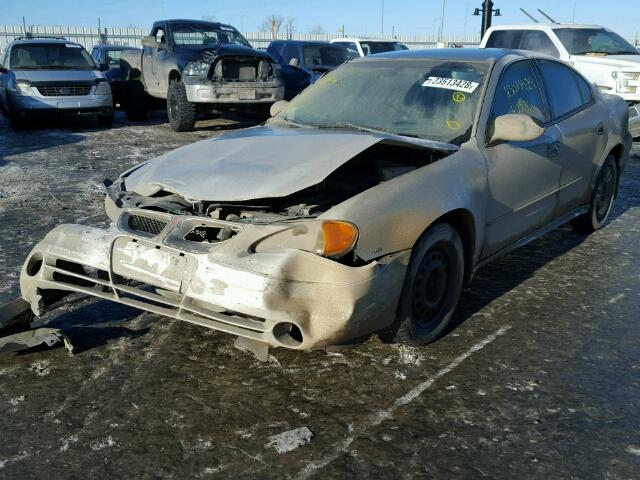 1G2NF52E73C289931 - 2003 PONTIAC GRAND AM S GRAY photo 2