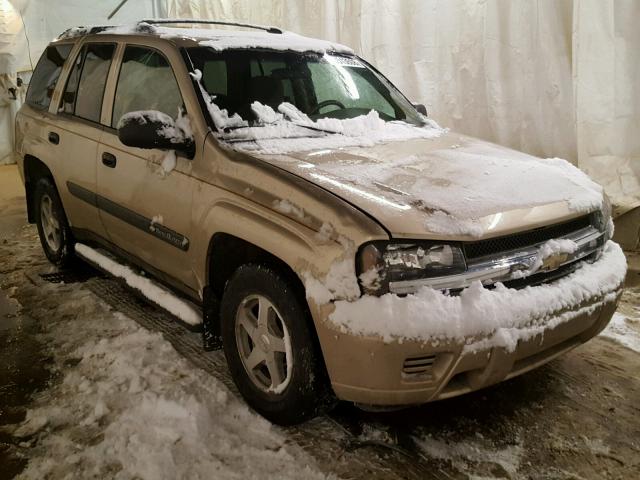 1GNDT13S042205654 - 2004 CHEVROLET TRAILBLAZE TAN photo 1