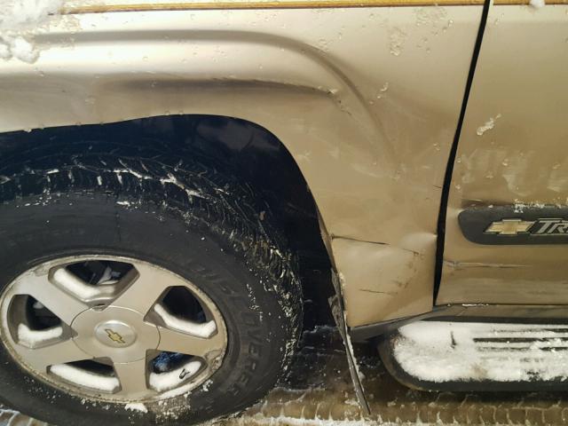 1GNDT13S042205654 - 2004 CHEVROLET TRAILBLAZE TAN photo 9