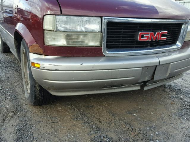 1GKEL19X54B504562 - 2004 GMC SAFARI XT MAROON photo 9