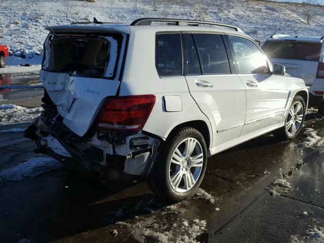 WDCGG8JB2DG143158 - 2013 MERCEDES-BENZ GLK 350 4M WHITE photo 4