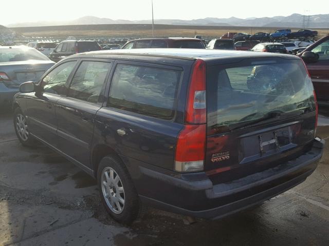 YV1SW61R612111157 - 2001 VOLVO V70 BLUE photo 3