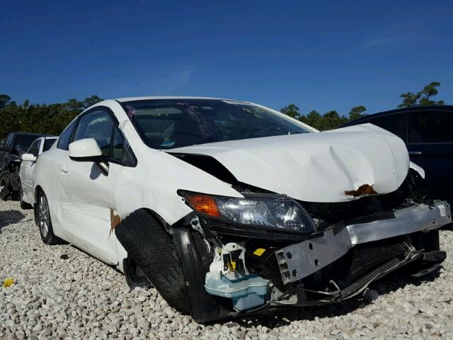 2HGFG3B51CH552141 - 2012 HONDA CIVIC LX WHITE photo 1