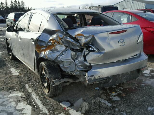 JM1BL1SF7A1354438 - 2010 MAZDA 3 I SILVER photo 3