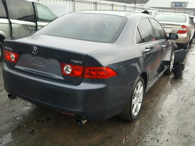 JH4CL96844C042583 - 2004 ACURA TSX CHARCOAL photo 4