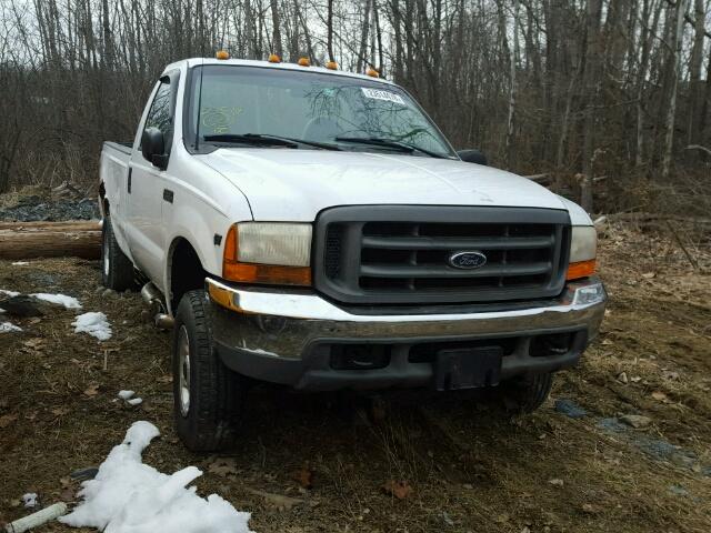 1FTNF21L81EB08184 - 2001 FORD F250 SUPER WHITE photo 1