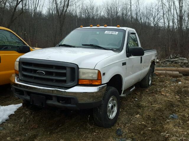 1FTNF21L81EB08184 - 2001 FORD F250 SUPER WHITE photo 2