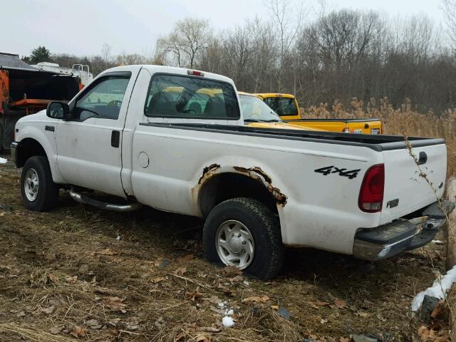 1FTNF21L81EB08184 - 2001 FORD F250 SUPER WHITE photo 3