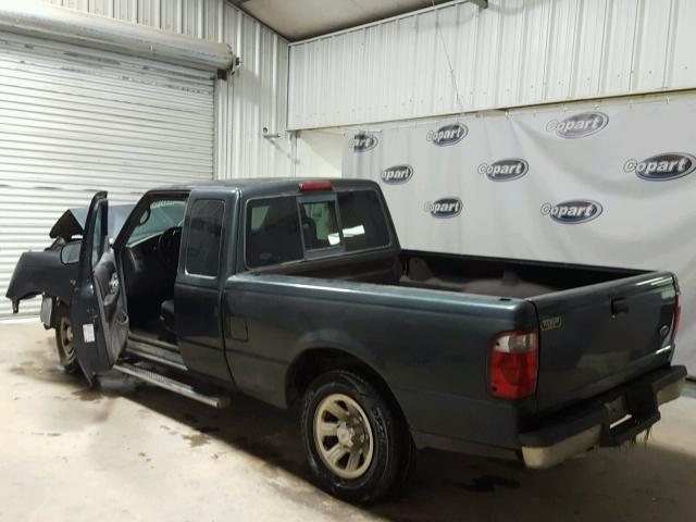 1FTYR44U75PA09483 - 2005 FORD RANGER SUP GREEN photo 3