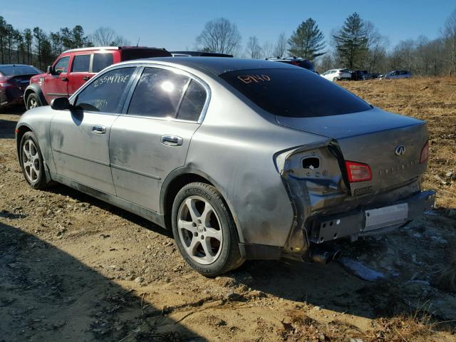 JNKCV51F04M719275 - 2004 INFINITI G35 GRAY photo 3