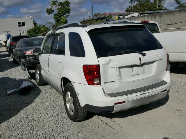 2CKDL33F686018105 - 2008 PONTIAC TORRENT WHITE photo 3