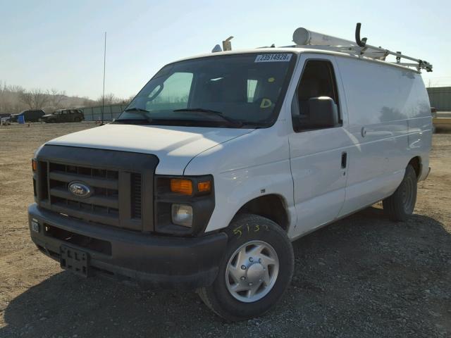 1FTNE2EL6ADA50210 - 2010 FORD ECONOLINE WHITE photo 2