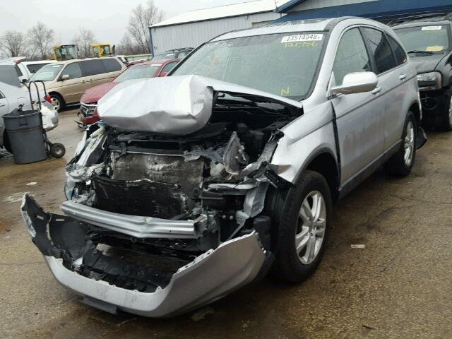 JHLRE3H71BC002369 - 2011 HONDA CR-V EXL SILVER photo 2