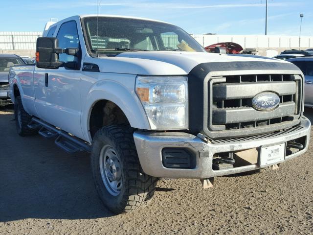 1FT7X2B68EEB86744 - 2014 FORD F250 SUPER WHITE photo 1