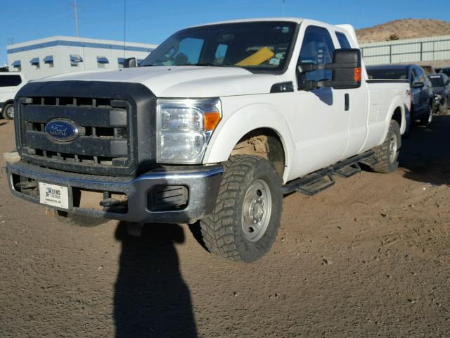 1FT7X2B68EEB86744 - 2014 FORD F250 SUPER WHITE photo 2