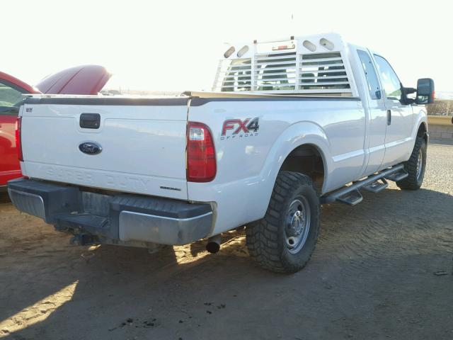 1FT7X2B68EEB86744 - 2014 FORD F250 SUPER WHITE photo 4