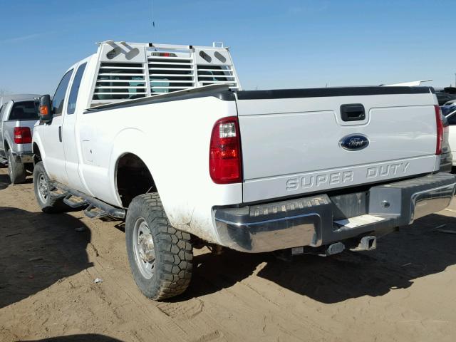 1FT7X2B64EEB78334 - 2014 FORD F250 SUPER WHITE photo 3