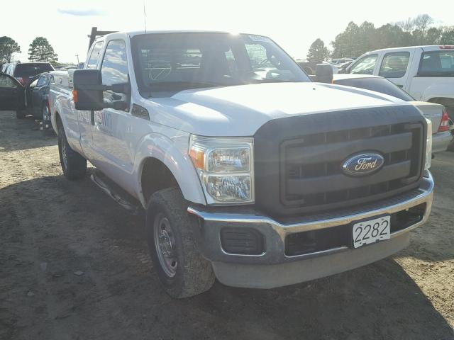 1FT7X2B67BEC24654 - 2011 FORD F250 SUPER WHITE photo 1