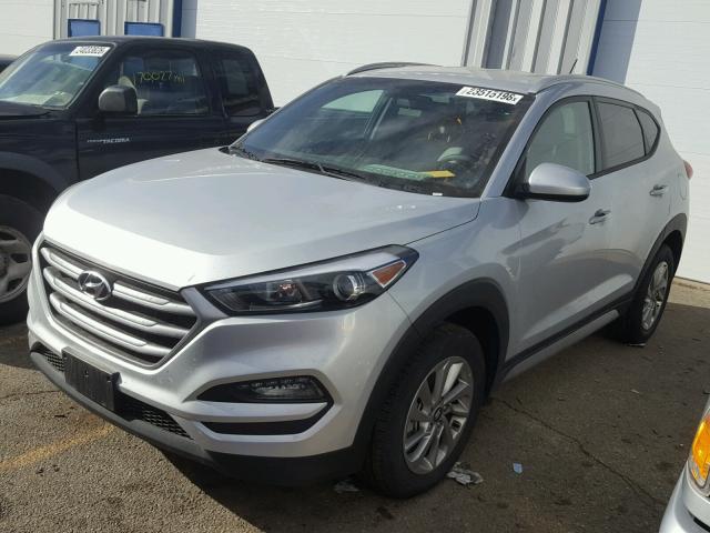 KM8J3CA43HU481439 - 2017 HYUNDAI TUCSON LIM SILVER photo 2