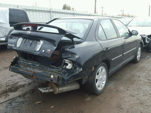 3N1AB51D94L730210 - 2004 NISSAN SENTRA SE- BLACK photo 4