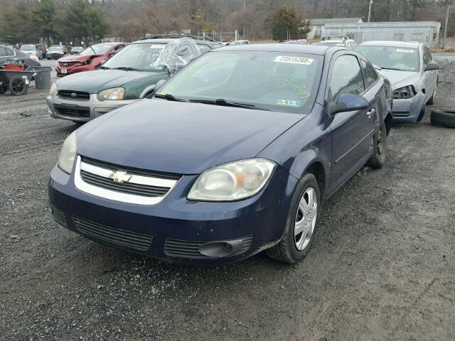 1G1AT18H097175213 - 2009 CHEVROLET COBALT LT BLUE photo 2