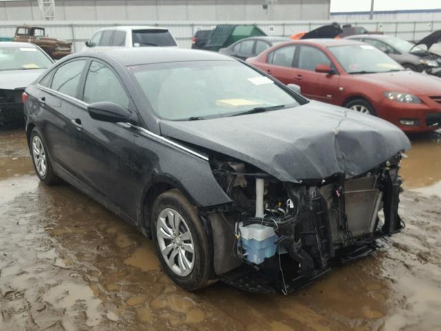 5NPEB4AC3CH380961 - 2012 HYUNDAI SONATA GLS BLACK photo 1