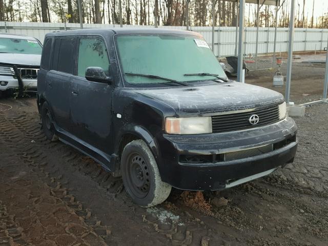 JTLKT324764104752 - 2006 TOYOTA SCION XB BLACK photo 1